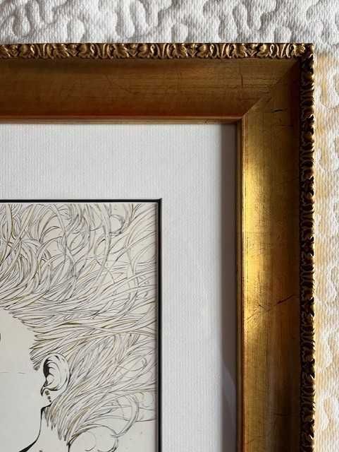 Quadro Mulher de Borboletas