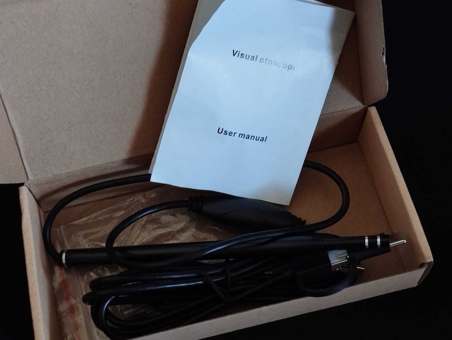 Otoscópio Visual 3 em 1 USB - Novo