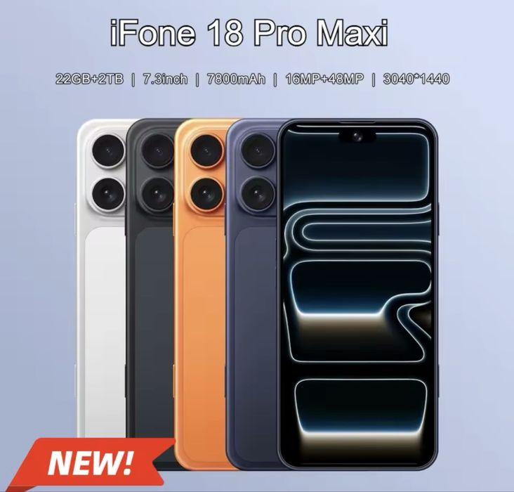 Oferta iFone 18 Pro Maxi Android 15 Smartphone Original