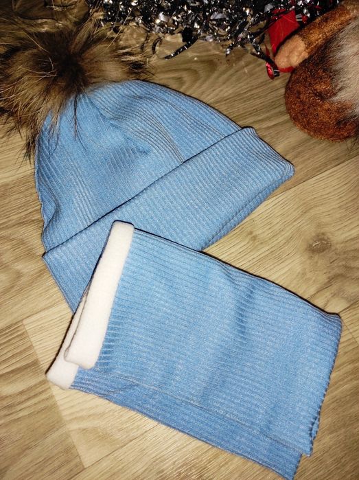 Шапка и хомут на флисе
