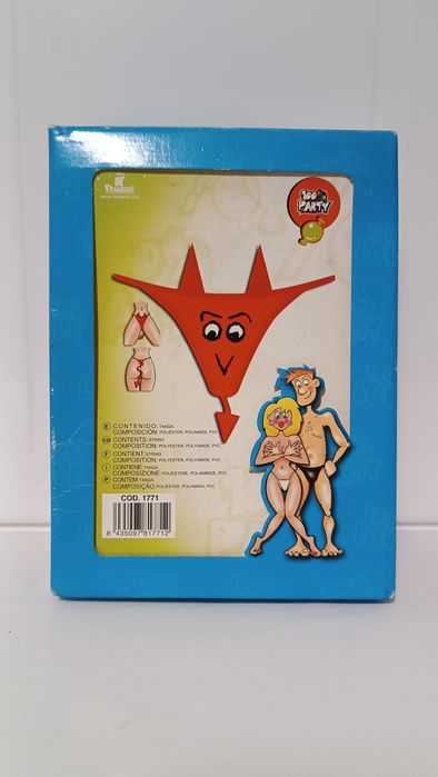 Tanga diabinha. Nova em caixa. S/M