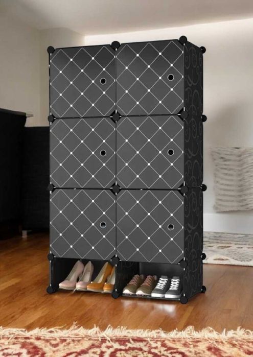 Пластиковий шкафчик для взуття та одягу якісний компактний