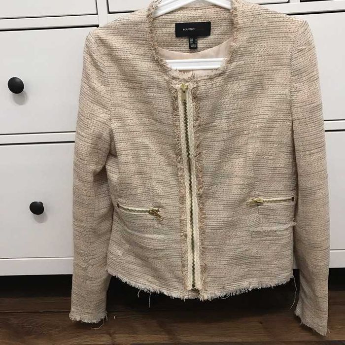 Żakiet bouclé z lureksem mango 38 m
M / 38 / 10·Bardzo dobry·Mango