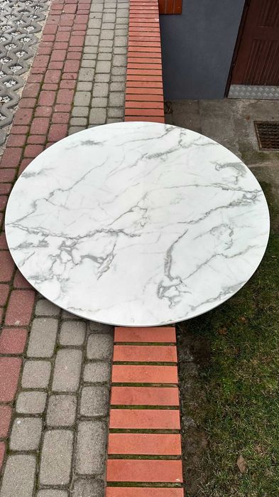 Blat okrągły Glamour  130cm konglomerat