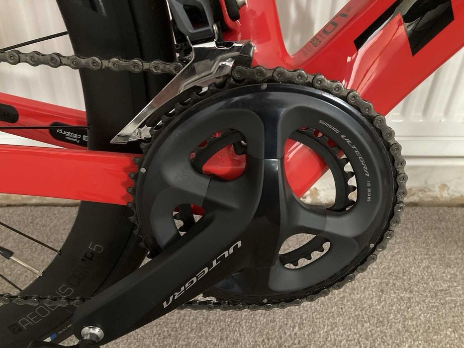 Trek Madone SL 6 Disc 2021 Vermelho Radioativo/Preto