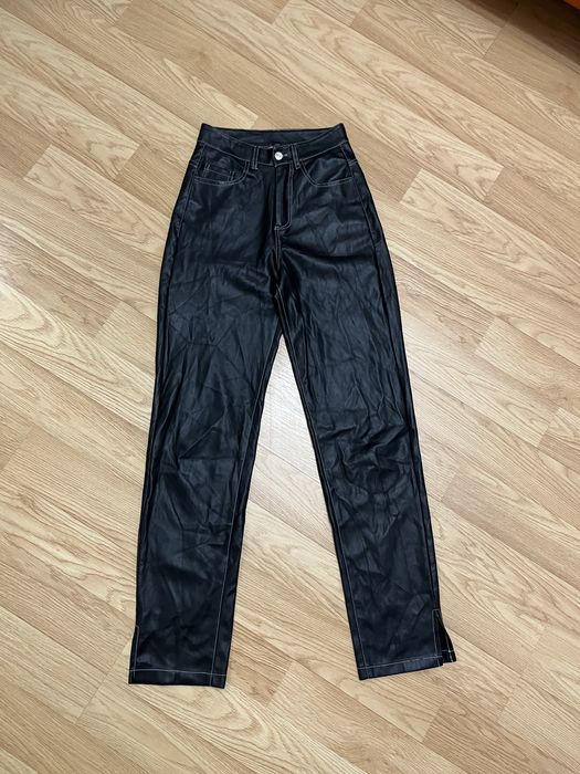 Spodnie skórzane damskie XS