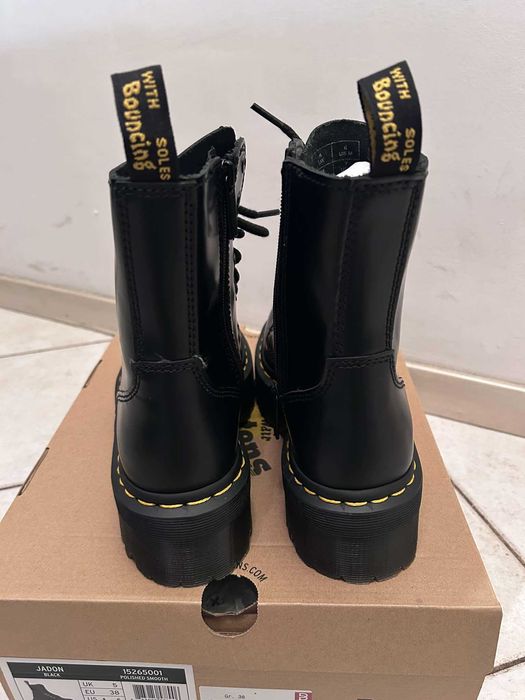 Dr. Martens Jadon platforma czarne | kultowe botki | 39