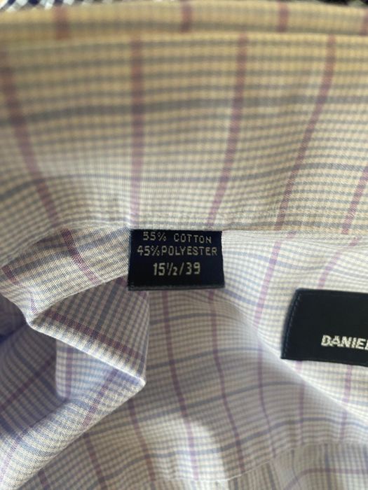 Koszula męska Daniel Hechter, rozmiar L fioletowa