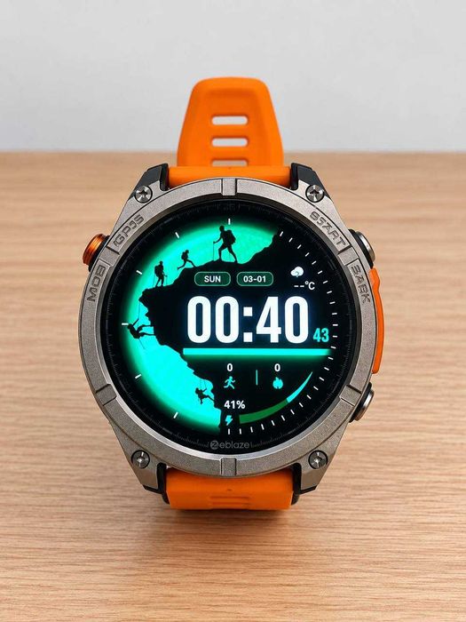 Zeblaze Stratos 4 Rugged GPS Smartwatch pomarańczowy