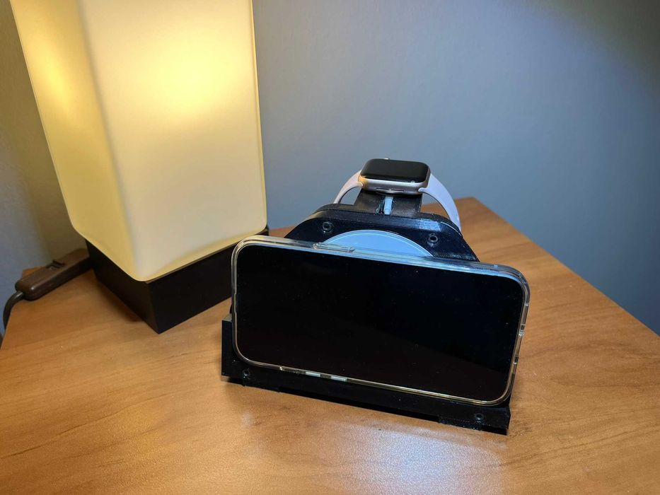 Wygodny stojak dla iPhone i Apple Watch do łatwego ładowania