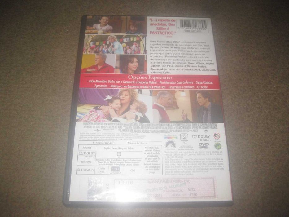 DVD "Não Há Família Pior!" com Robert De Niro/Raro!