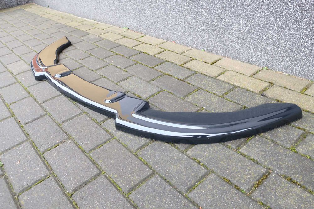 FIAT 500 SPLITTER zderzaka przód dokładka tuning PIANO BLACK