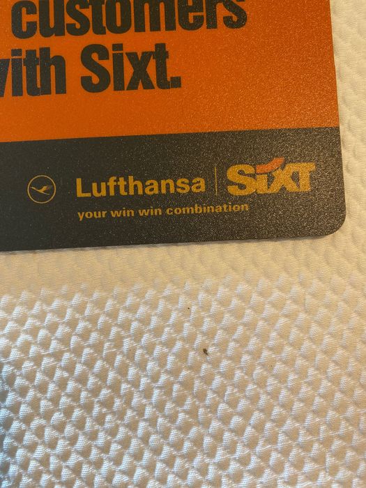 Tapete de Rato Aviação - Lufthansa e Sixt Rent a Car 2003