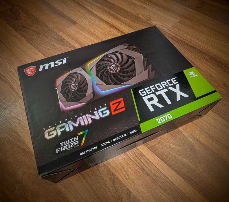 MSI GeForce 2070 GAMING Z - stan idealny komplet