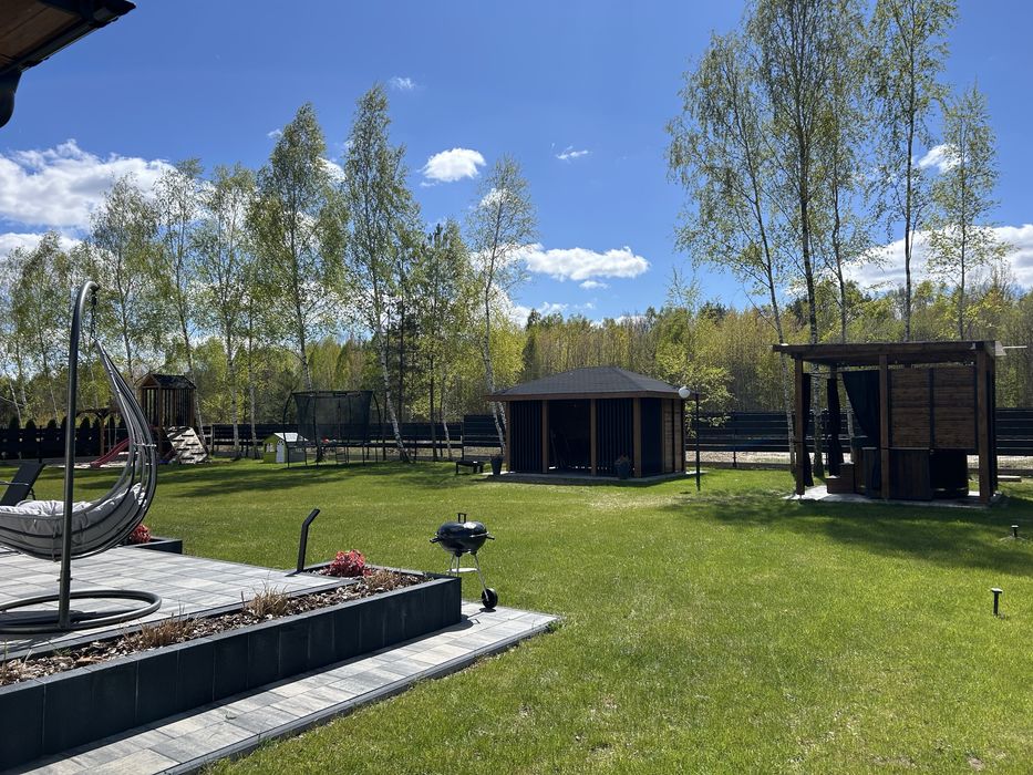 Pod Brzozami domki całoroczne Balia jacuzzi noclegi Ostrowiec Bałtów