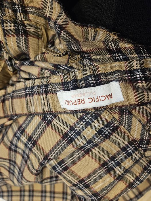 Spodnie w krate pull&bear s kieszenie sciagacze