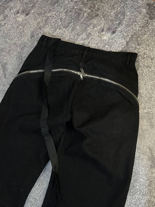 З молніями клеш джинси штани авангард rick owens drkshdw женские S M L