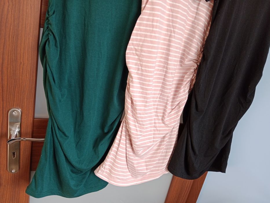 Zestaw sukienek ciążowych S 36 M 38 3 sztuki