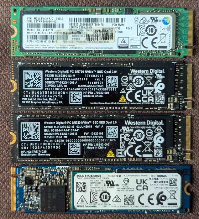 SSD M2 256-512-1-2TB