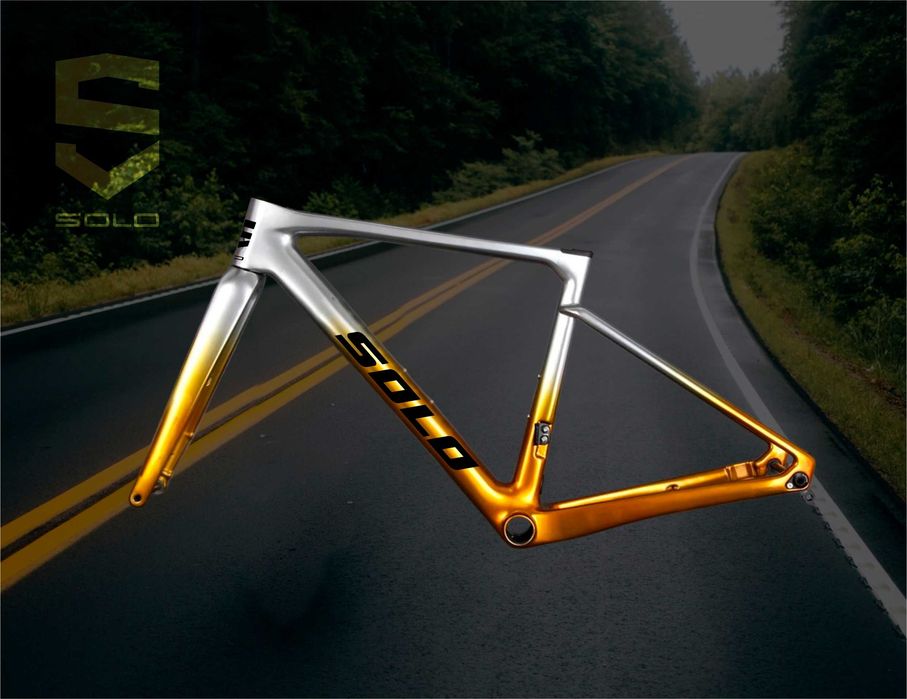 SZOSOWY AERO FRAMESET, karbonowa rama i widelec, customowe malowanie