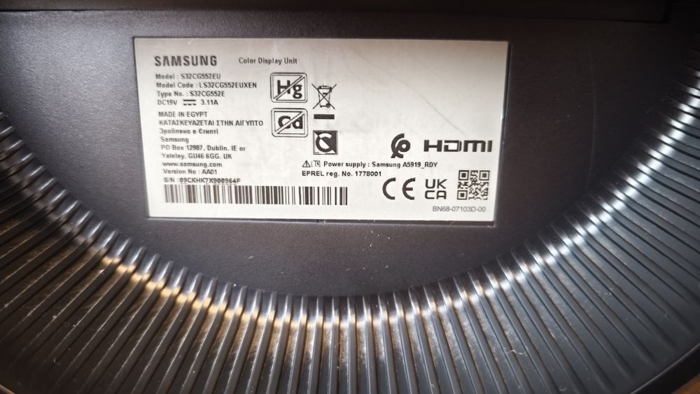 monitor Samsung oddysey g5