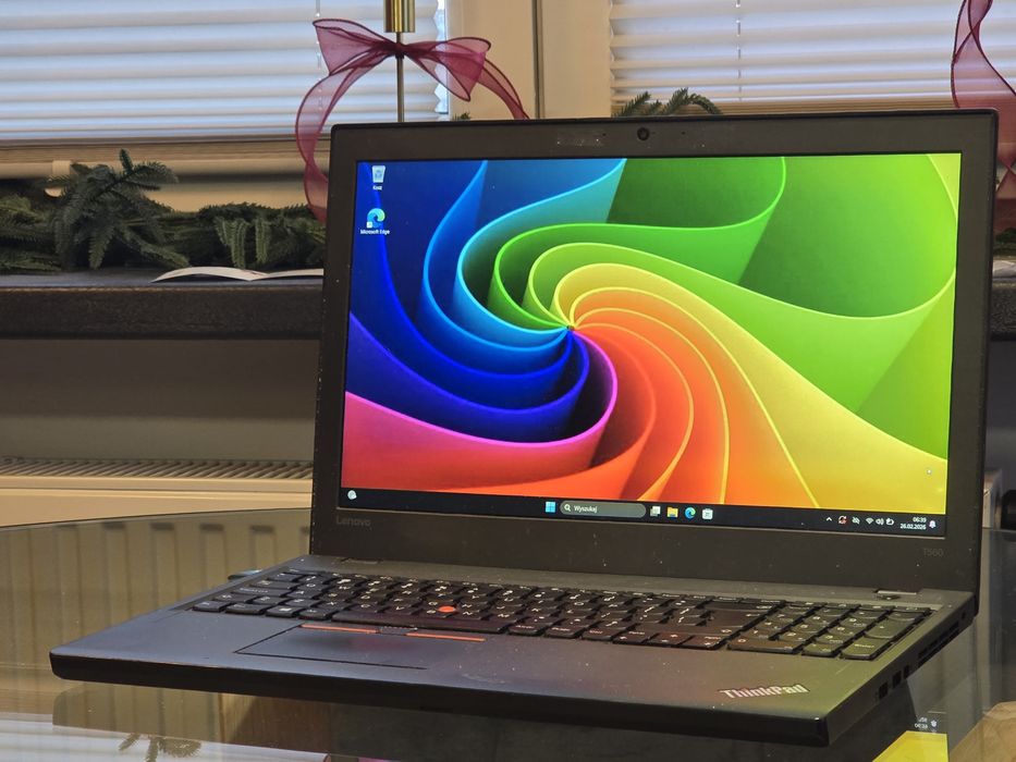 Lenovo ThinkPad T560 15,6 2XBateria' i5 16GB RAM 256GB SSD Windows 11 Gwarancja
