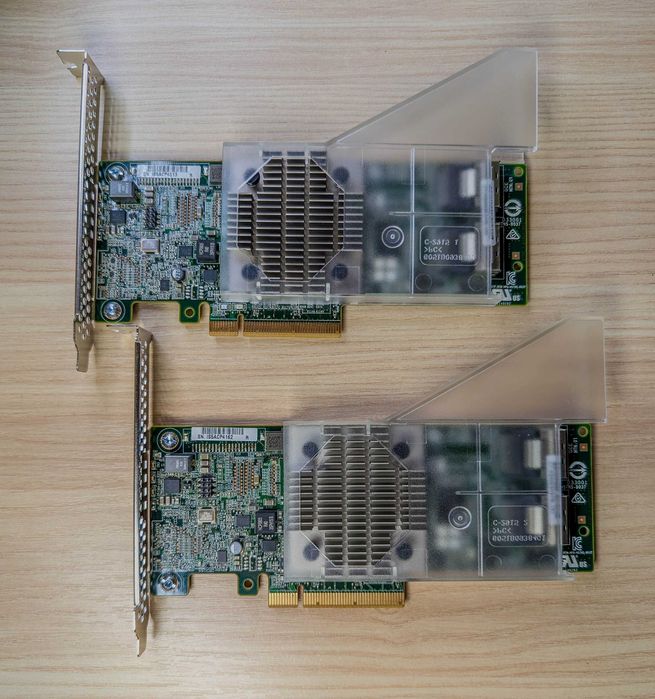 Контролер HBA (IT) HP H240 2xSFF-8087 SAS-3 12Gbps 726909-001 (3шт.)