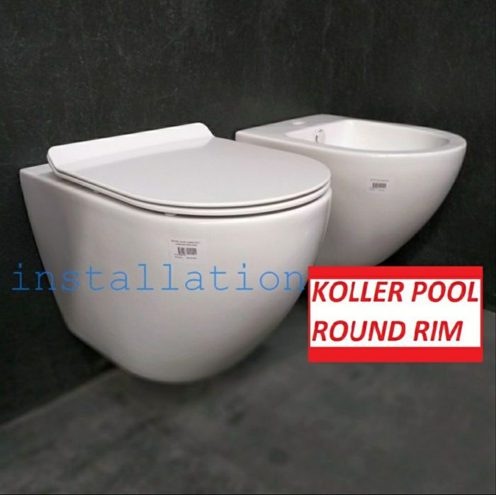 Унитаз подвесной KOLLER POOL Kwadro KR-0530 Grohe Geberit инсталляция