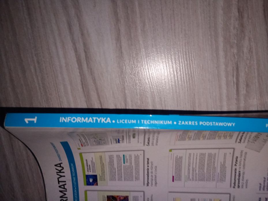 Podręcznik do informatyki klasa 1