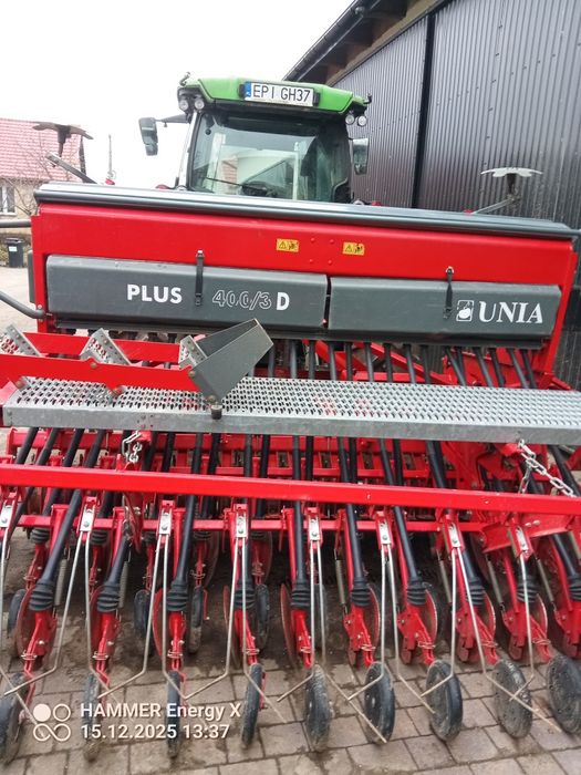 Siewnik nabudowany Unia Plus 400/3 D