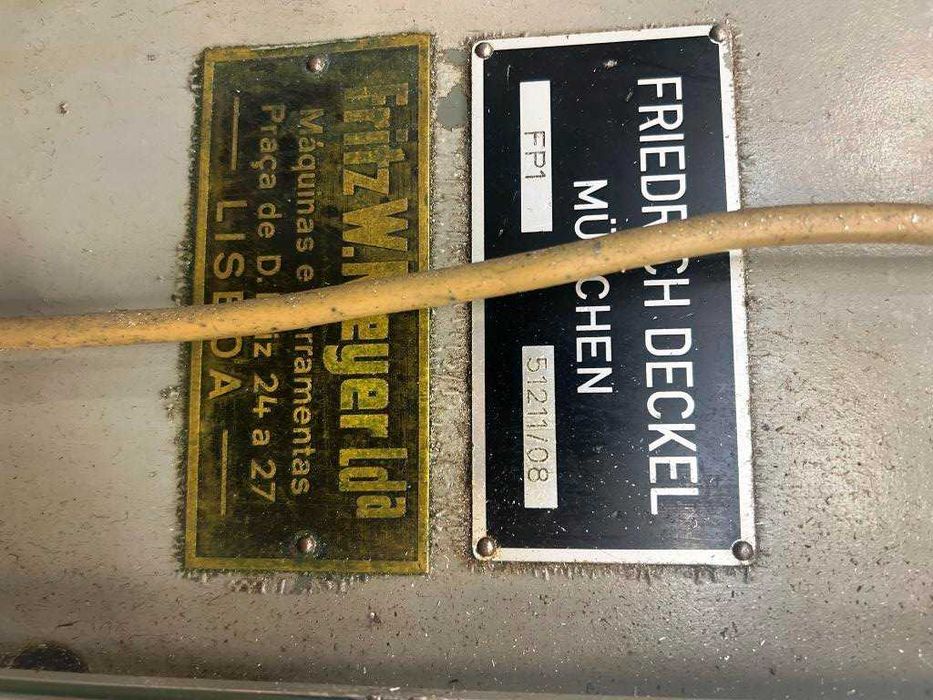Fresadora universal Deckel FP1 c/ leitores digitais.