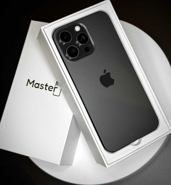 iPhone 15 PRO MAX 256gb Black jak nowy bateria 100% 6msc gwarancji