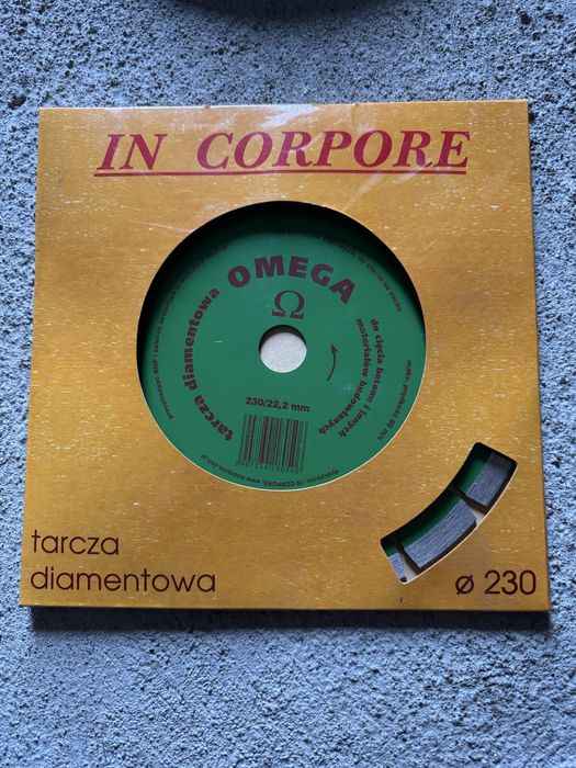 In corpore tarcza diamentowa segmentowa omega 230mm