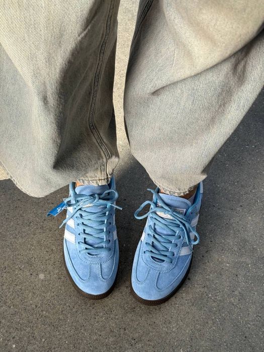 Adidas Spezial Hanball Light Blue кросівки адідас спеіал адідас спешл блакитні