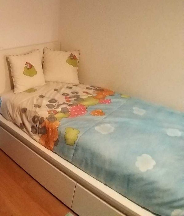 Cortinado criança para calha de 2m