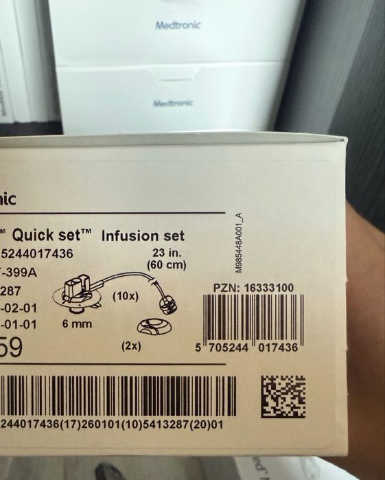 Wklucia Medtronic Quid-set MiniMed