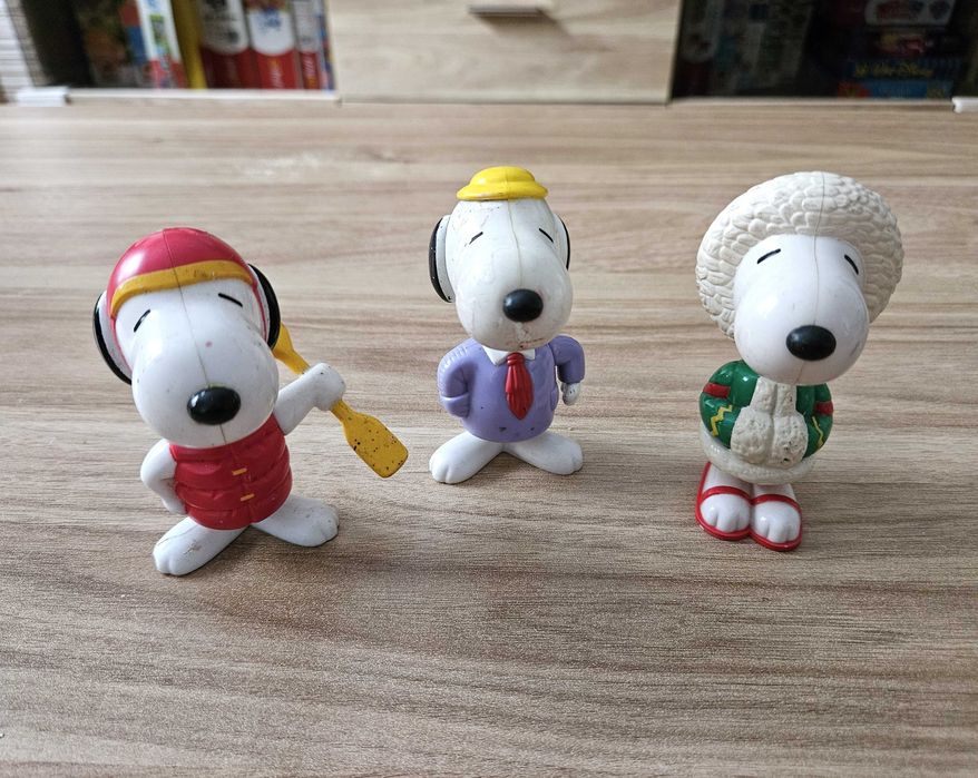 Figurki Snoopy z McDonald’s Happy Meal vintage