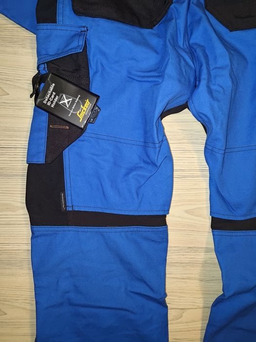 6214 Snickers RuffWork 48 Canvas+ grube spodnie robocze instal serwis