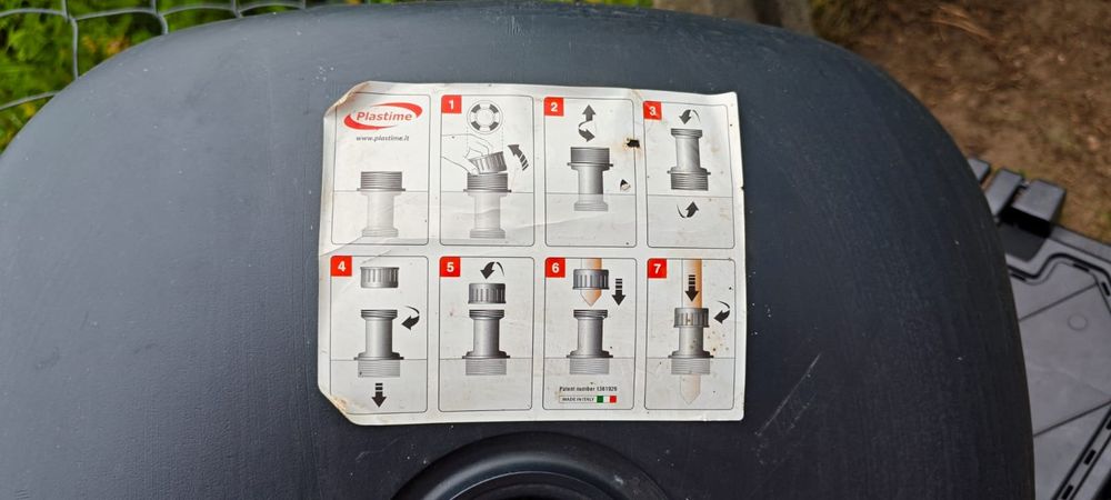 Podstawa stojak obciążenie pod parasol ogrodowy Plastime czarny