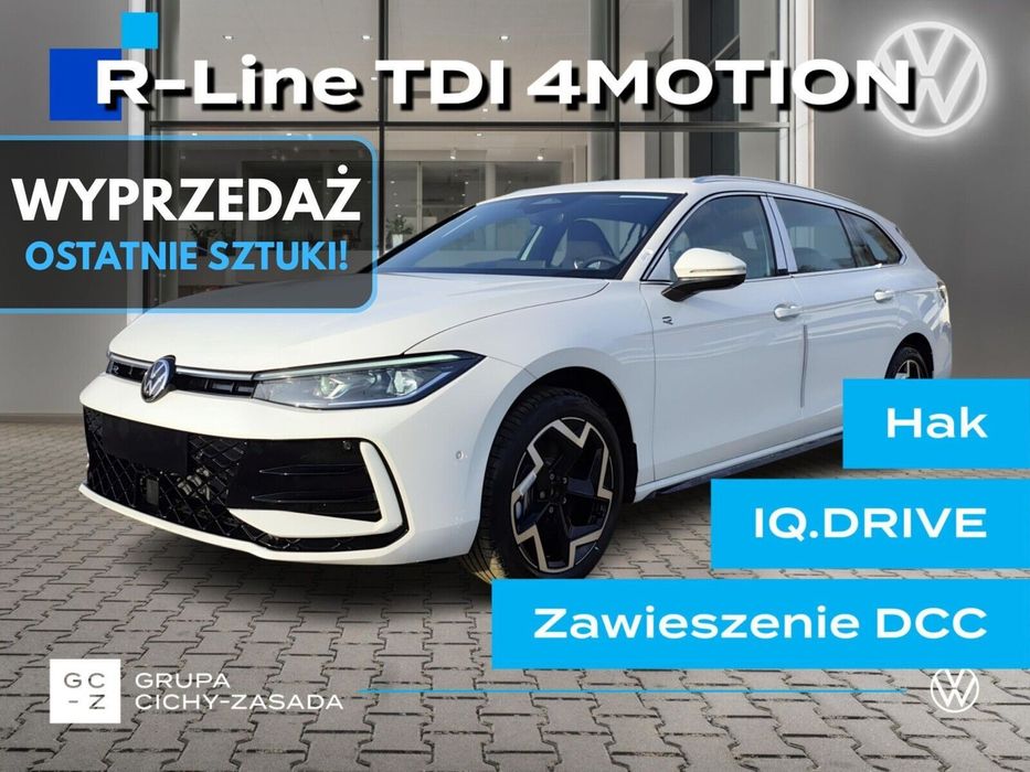 Volkswagen Passat Variant R-Line 2.0 TDI SCR 4MOTION 193 KM DSG-7 | DCC | IQ.Drive | HAK