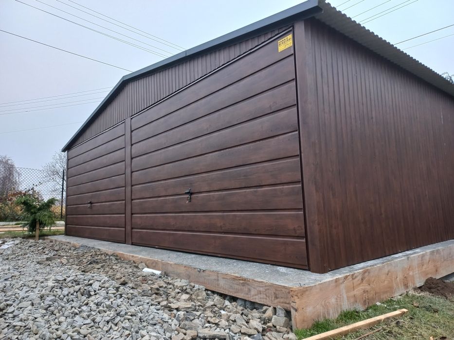 6x6 LUB Garaze Blaszane Garaz Blaszany Blaszak Blaszaki Garaże Garaż