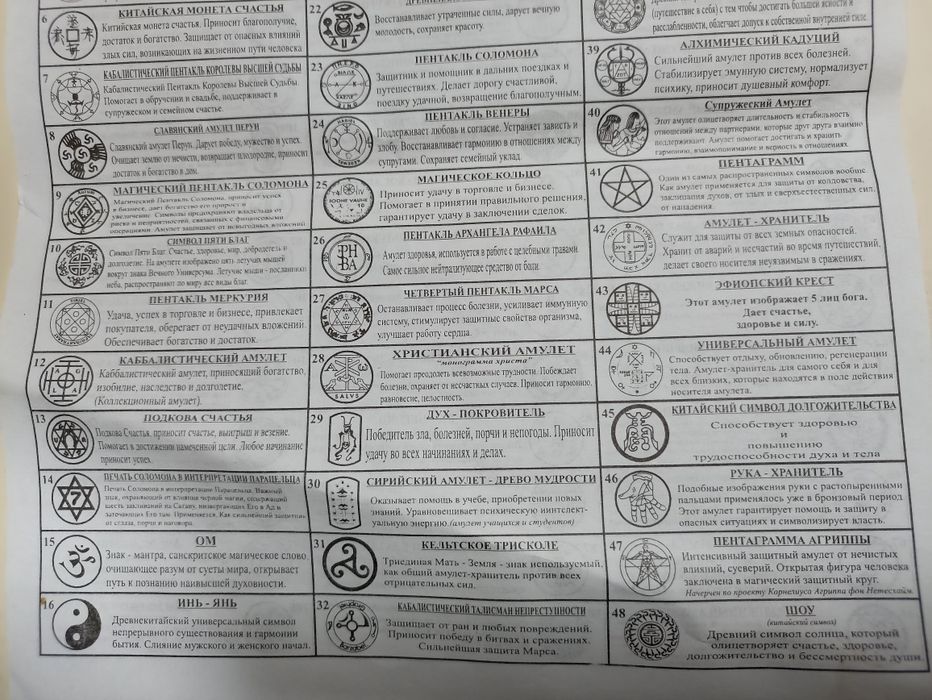 Амулеты и талисманы