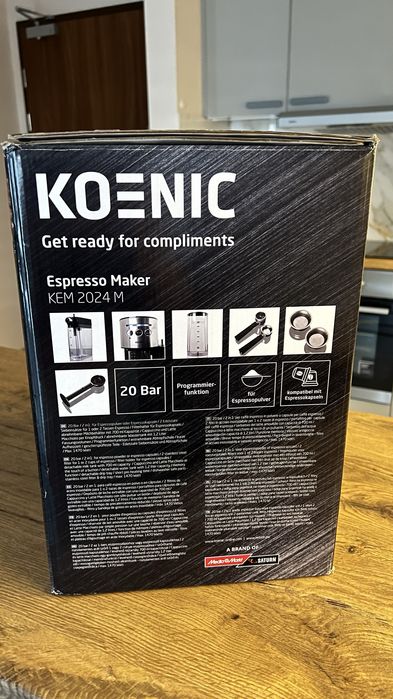 Ekspres kolbowy / Espresso Machine Koenic KEM 2024 M – jak nowy!