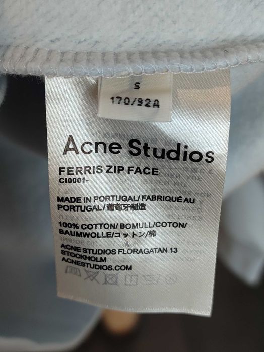 Бомбер Acne Studios Cotton Bomber Jacket Black