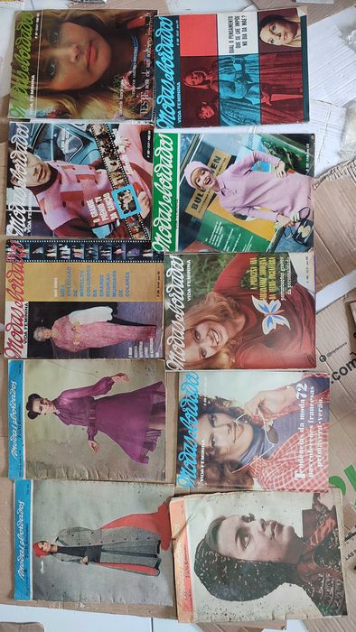 27 Revistas antigas Modas e Bordados