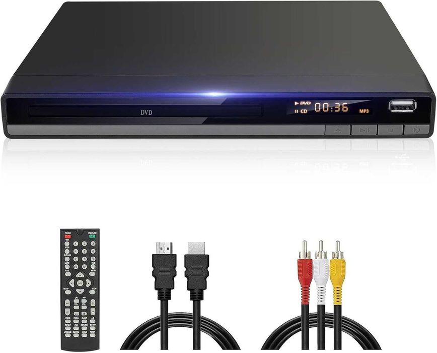 Wieloregionalne odtwarzacze DVD HD z wyjściem HDMI, odtwarzacze DVD do telewizora 1080P z pilotem zdalnego sterowania