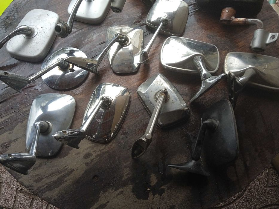 Clássicos Antigos espelhos cromados