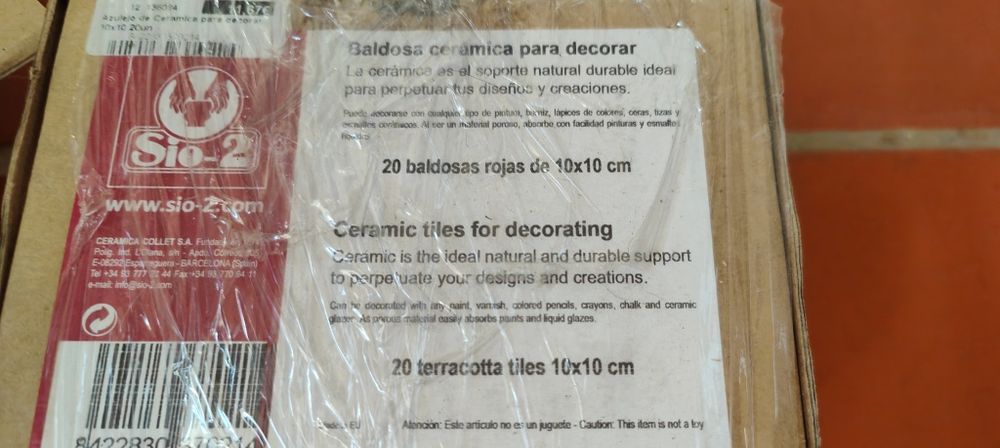 azulejos para pintura ceramica