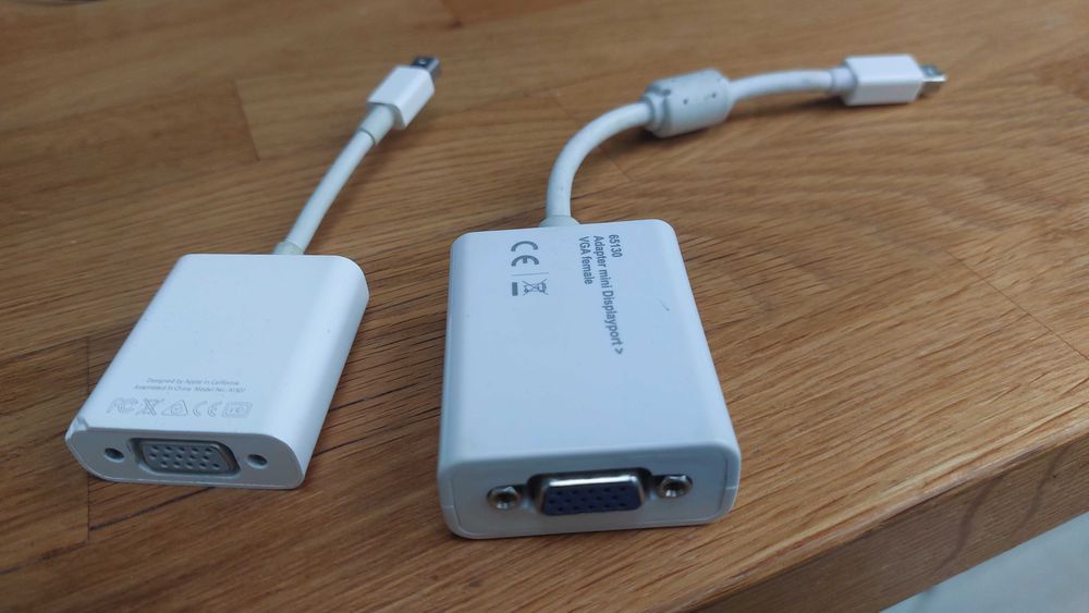 1 x Przejściówka VGA -> MiniDp (mini displayport)