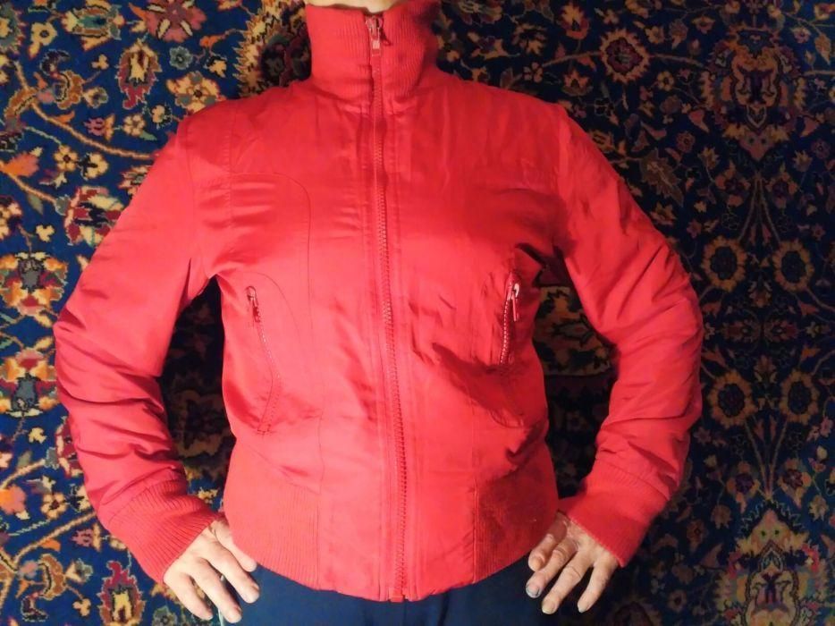 Женская куртка бомбер пуховик S-М